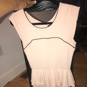 French Connection baby pink dress